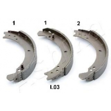 55-0L-L03 Ashika Комплект тормозных колодок
