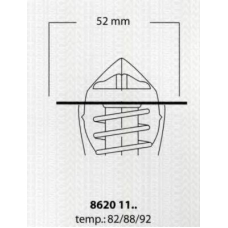 8620 1192 TRISCAN Термостат, охлаждающая жидкость