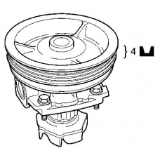 VKPC 82450 SKF Помпа водяная