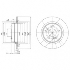 BG2676 DELPHI Тормозной диск