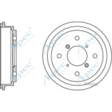 DRM9162 APEC Тормозной барабан