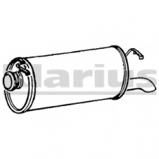 210406 KLARIUS Глушитель выхлопных газов конечный