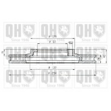 BDC5167 QUINTON HAZELL Тормозной диск