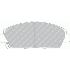 FDB904 FERODO Комплект тормозных колодок, дисковый тормоз