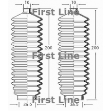 FSG3039 FIRST LINE Пыльник, рулевое управление