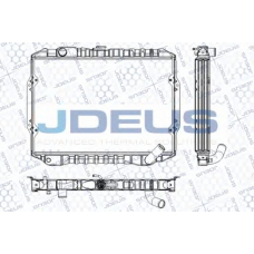 RA0180060 JDEUS Радиатор, охлаждение двигателя