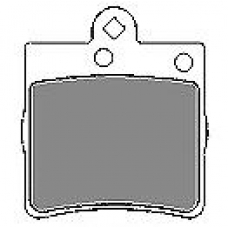 6599 MAPCO Комплект тормозных колодок, дисковый тормоз