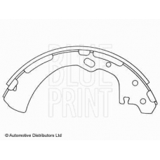 ADN14144 BLUE PRINT Комплект тормозных колодок