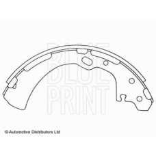 ADN14144 BLUE PRINT Комплект тормозных колодок