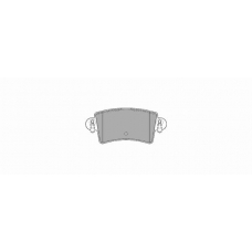 850 SIMER Комплект тормозных колодок, дисковый тормоз