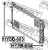 HYSB-003 FEBEST Подвеска, радиатор