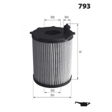 ELH4461 MECAFILTER Масляный фильтр