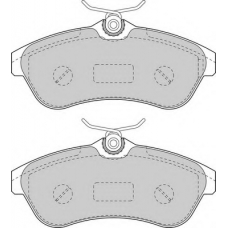 DBP341543 DURON Комплект тормозных колодок, дисковый тормоз