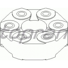 500 290 TOPRAN Шарнир, продольный вал