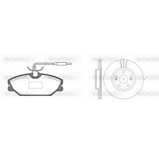 83083.05 WOKING Комплект тормозов, дисковый тормозной механизм