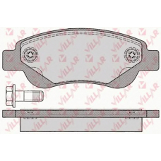 626.1235 VILLAR Комплект тормозных колодок, дисковый тормоз