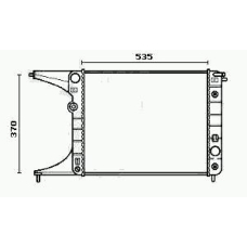 RM0209 EQUAL QUALITY Радиатор, охлаждение двигателя