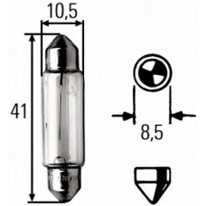 8GM 002 091-131 HELLA Лампа накаливания, фонарь указателя поворота; ламп