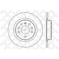 6020-3646-SX STELLOX Тормозной диск