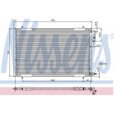 94392 NISSENS Конденсатор, кондиционер