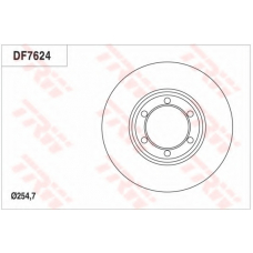 DF7624 TRW Тормозной диск
