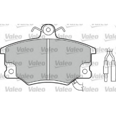 540483 VALEO Комплект тормозных колодок, дисковый тормоз