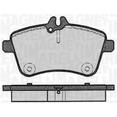 363916060302 MAGNETI MARELLI Комплект тормозных колодок, дисковый тормоз