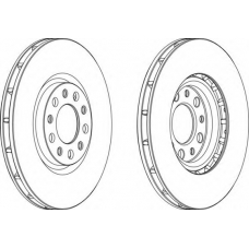 DDF1451-1 FERODO Тормозной диск