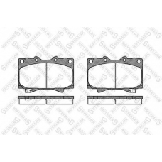 718 004-SX STELLOX Комплект тормозных колодок, дисковый тормоз