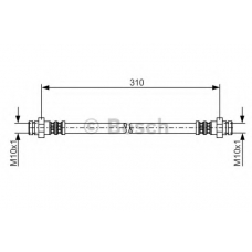 1 987 481 193 BOSCH Тормозной шланг