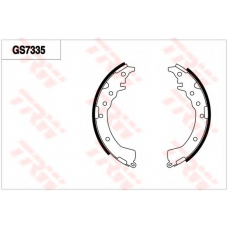 GS7335 TRW Комплект тормозных колодок