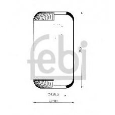 15301 FEBI Кожух пневматической рессоры
