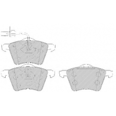 FDB1654 FERODO Комплект тормозных колодок, дисковый тормоз