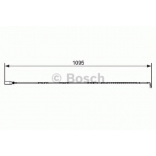 1 987 473 069 BOSCH Сигнализатор, износ тормозных колодок