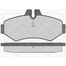 363916060319 MAGNETI MARELLI Комплект тормозных колодок, дисковый тормоз