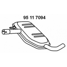 95 11 7094 EBERSPACHER Средний глушитель выхлопных газов