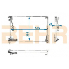 7004049 BEHR Condenser