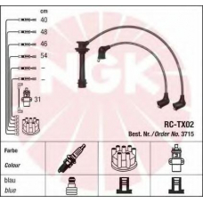 3715 NGK Комплект проводов зажигания