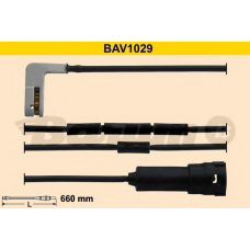 BAV1029 BARUM Сигнализатор, износ тормозных колодок
