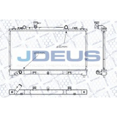016M36 JDEUS Радиатор, охлаждение двигателя