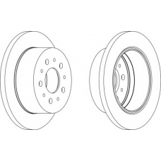 DDF1144-1 FERODO Тормозной диск