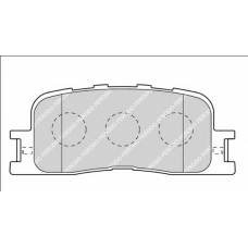 FDB1909 FERODO Комплект тормозных колодок, дисковый тормоз
