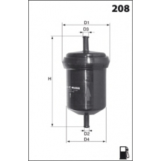 E12 MECAFILTER Топливный фильтр