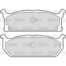 598687 VALEO Комплект тормозных колодок, дисковый тормоз