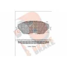 RB1762 R BRAKE Комплект тормозных колодок, дисковый тормоз