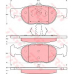 GDB1382 TRW Комплект тормозных колодок, дисковый тормоз