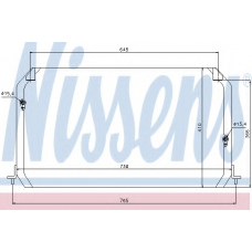 94056 NISSENS Конденсатор, кондиционер