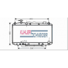 3201161 KUHLER SCHNEIDER Радиатор, охлаждение двигател