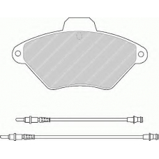 T0610629 RAMEDER Комплект тормозных колодок, дисковый тормоз