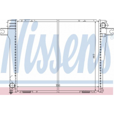 60627 NISSENS Радиатор, охлаждение двигателя